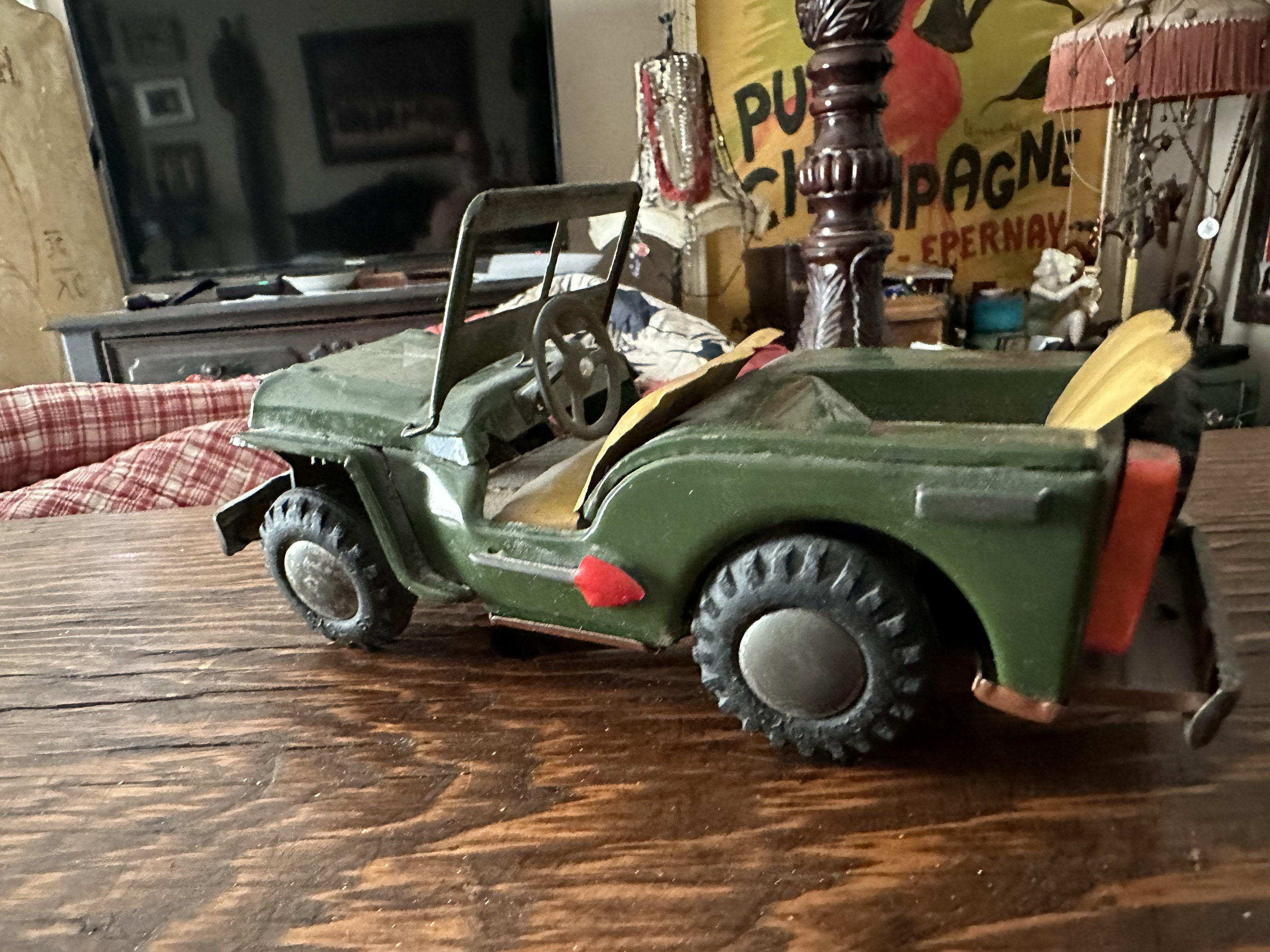 Japan Tin Toy Jeep - Etsy Japan Tin Toy Jeep - Etsy