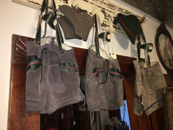 Authentic German Childrens Suede Handcrafted Lede… - image 9