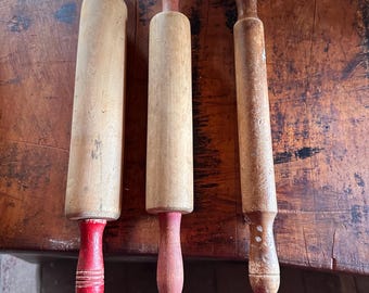 Vintage, Rolling Pin, Kitchen Utensil, Baking, Cooking, Kitchen, Chef, Cook, Pastry, Pie, Cookie, Dough, Baker, Please indicate which one