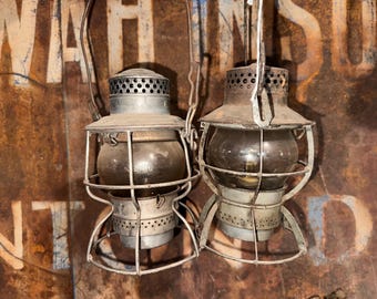 【激レア】1921〜1923年製ADLAKE KERO333レイルロードランタン Antique Railroad Adlake Kero 434 Hand Lantern Train Lamp, Canada