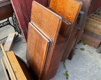 Antique Singer Mfg Co. Sewing Machine Wood top only, no sewing machine, no base, no drawers, see shipping details in description