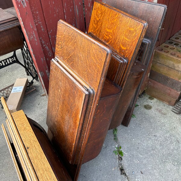 Antique Singer Mfg Co. Sewing Machine Wood top only, no sewing machine, no base, no drawers, see shipping details in description