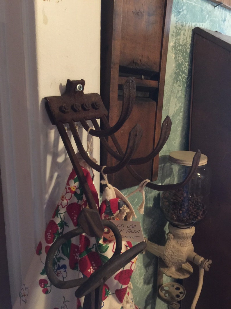 Towel Hook Hanger Hooks Coat RackClothes Rack Key Rack Vintage Plow Hooks