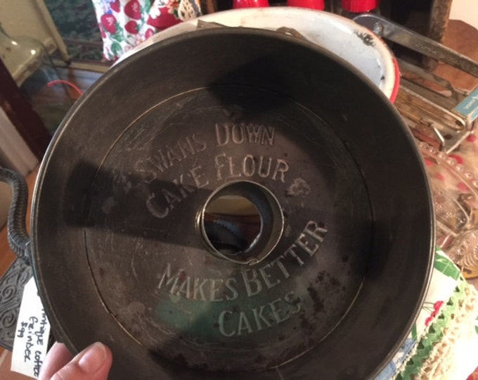Antique Swans Down Cake Flour Angel Food Cake Pan C. 1923 Etsy