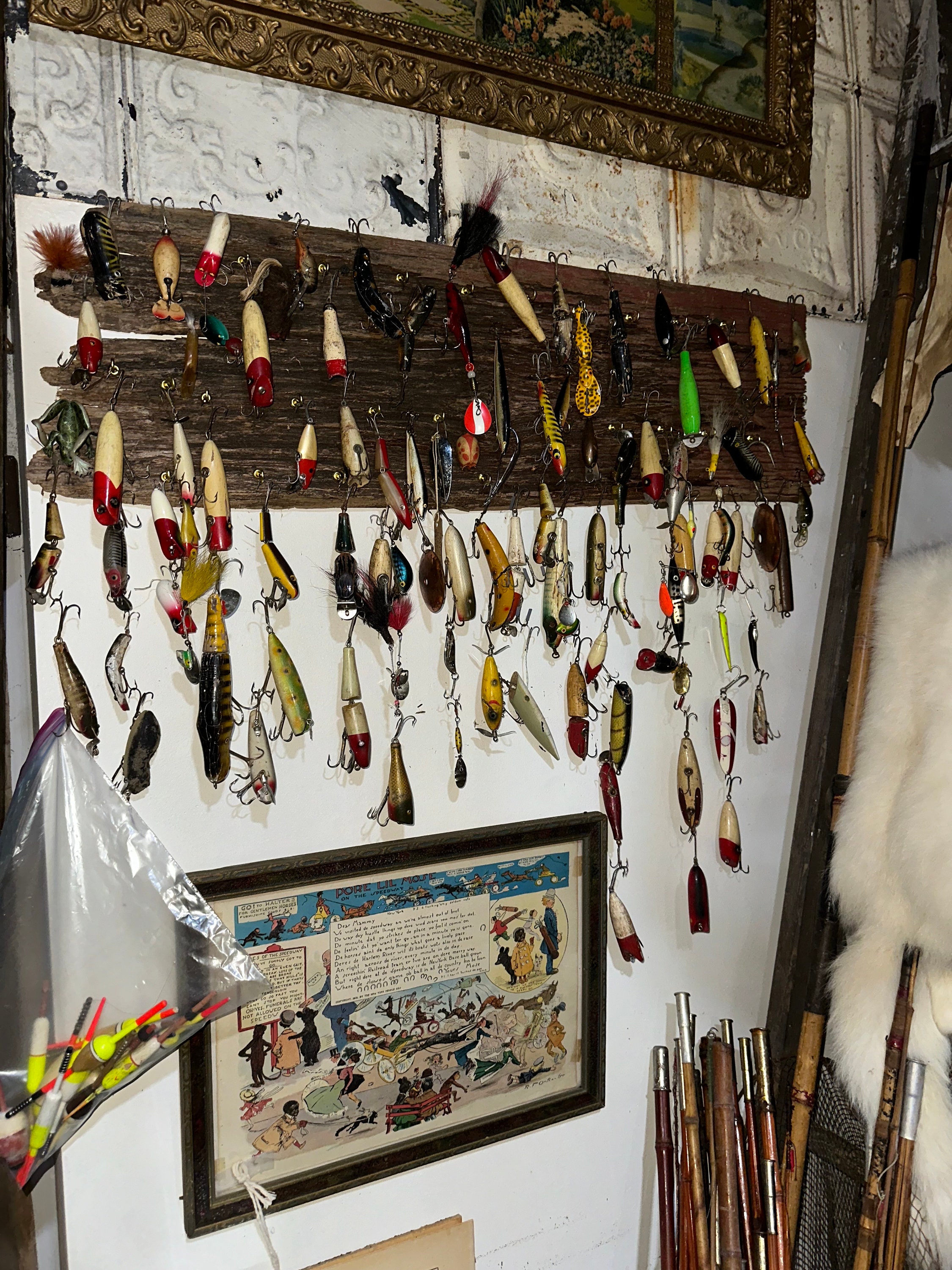 Antique/vintage Fishing Lure, Tackle, Gear, Freshwater