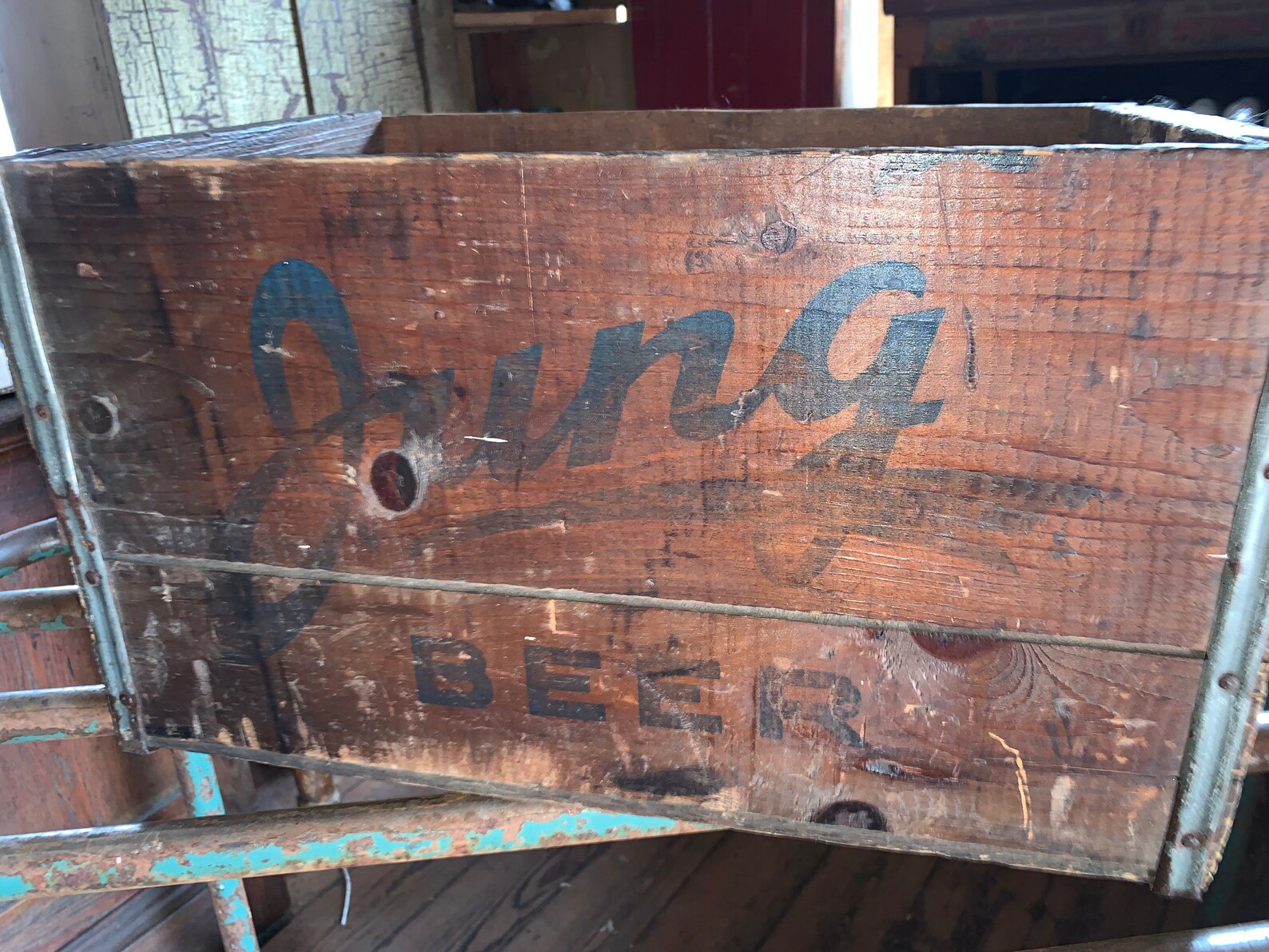 Vintage Wooden Beer Crate Jung Beer Random Lake Wisconsin Etsy