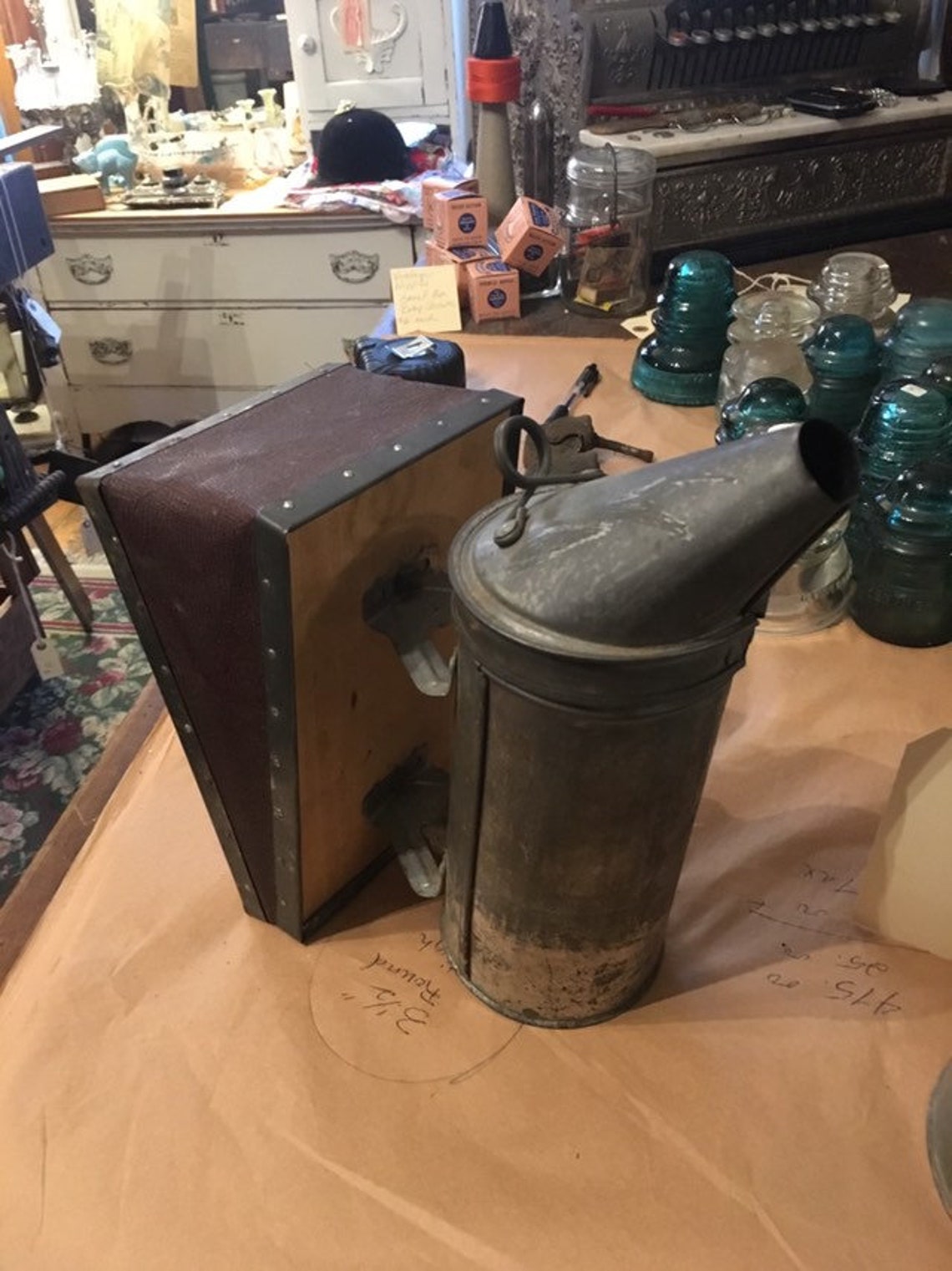 Antique Bee Hive Smoker/Fogger Works Fine Great Shape Etsy