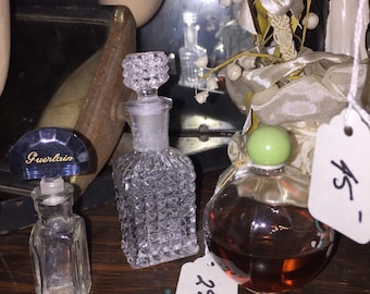 Vintage Perfume Bottle 1920's to 1940's, Listing is for one only, please indicate which one you would like