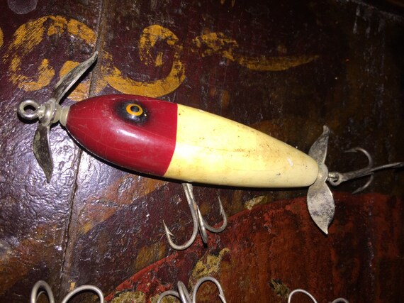 Set of 6 Antique/vintage Fishing Lures, Tackle, Gear