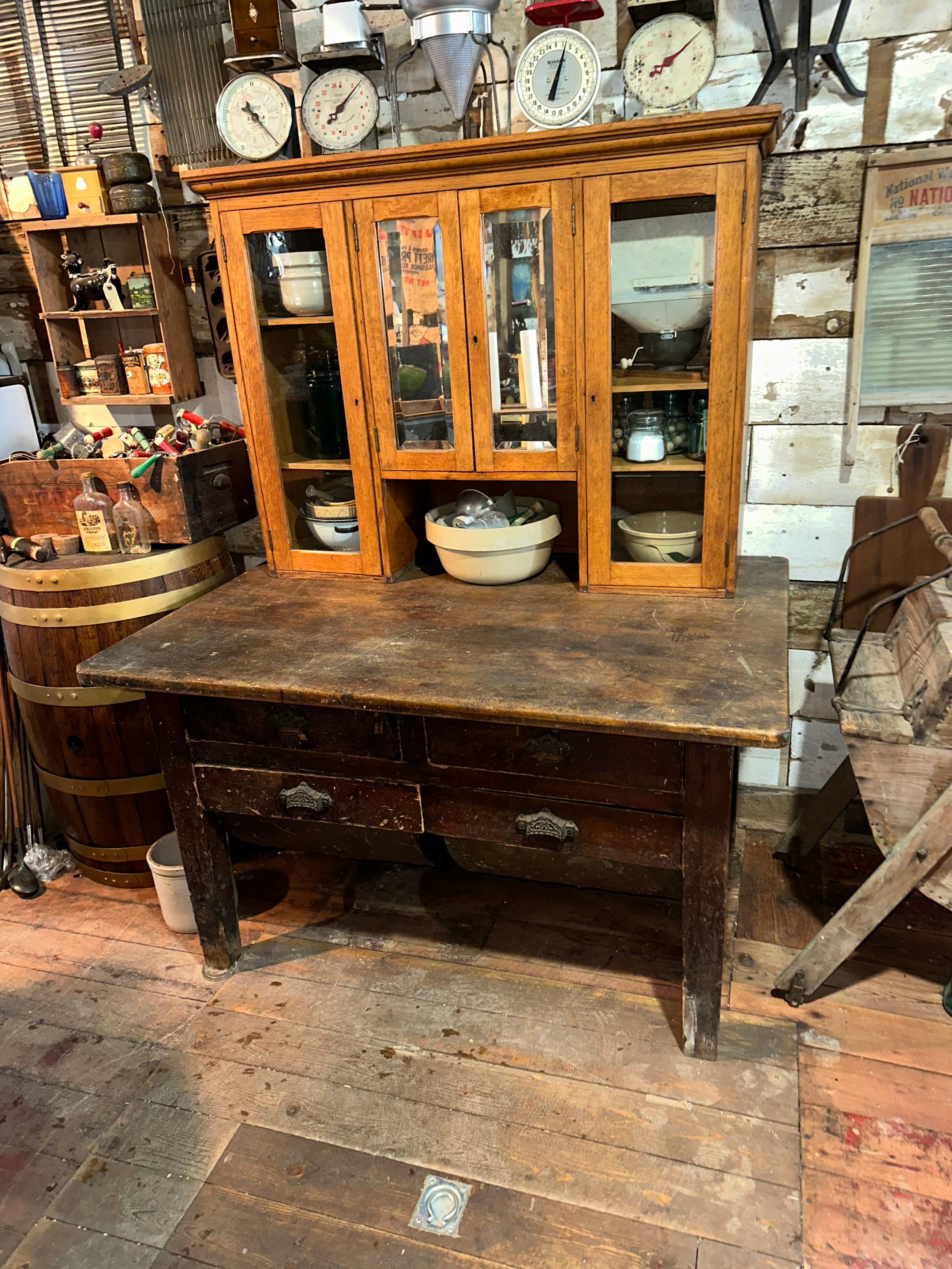 Extra Large Vintage 1920s Kitchen HOOSIER Cabinet Top on - Etsy Canada