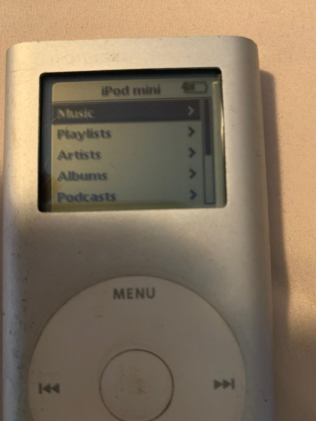 Genuine 4GB Apple Ipod Model# A1051 - Silver Tested