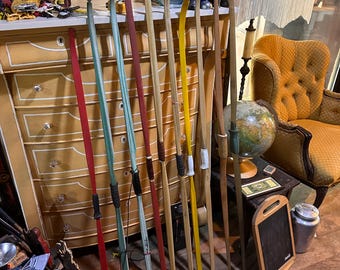 Vintage Bows various styles, your pick, Range from 44” to 60” or i can pick best looking for display, listing is for one only