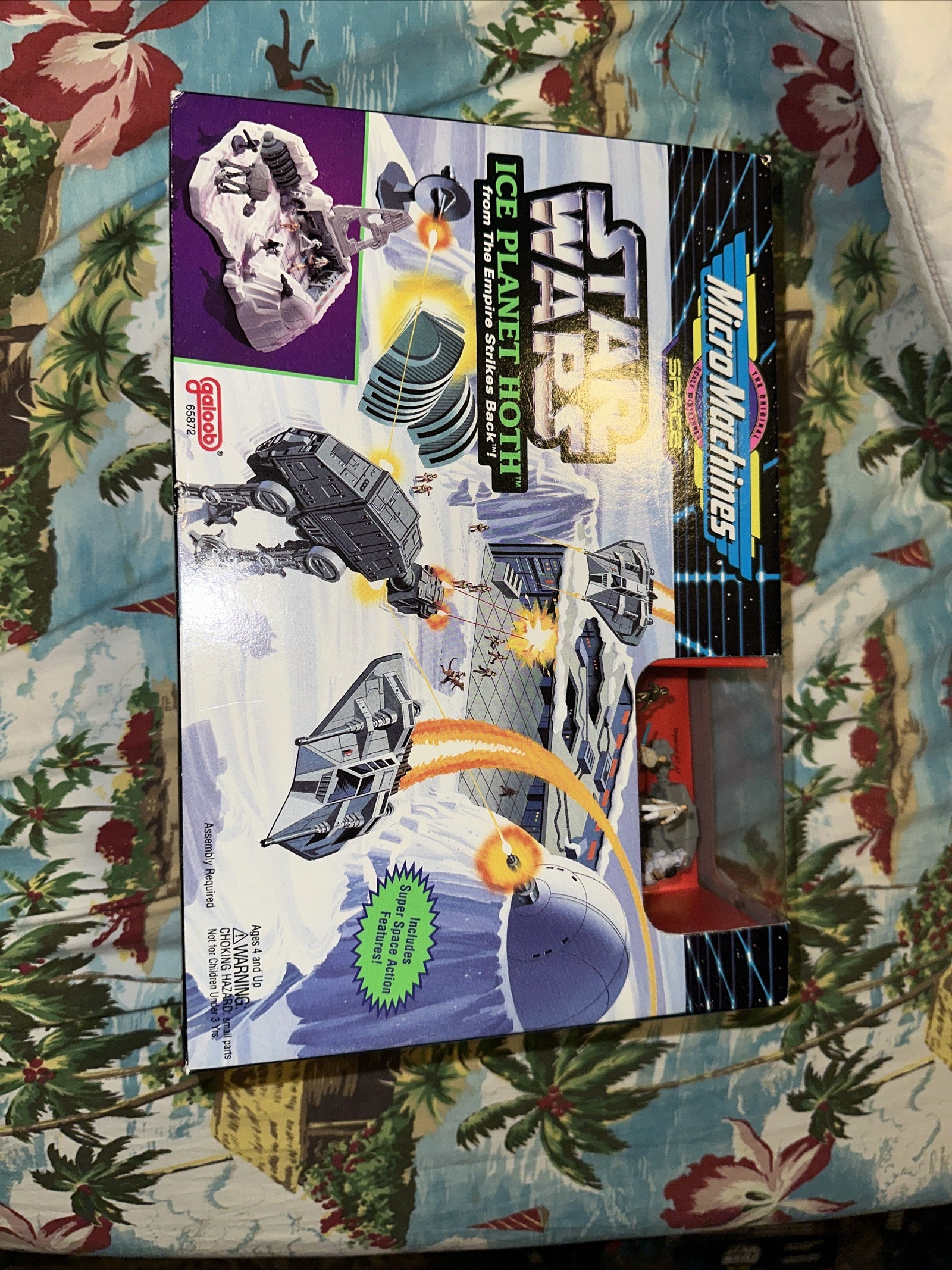 Star Wars Micro Machine Ice Planet Hoth Playset AT-AT 1993 Galoob