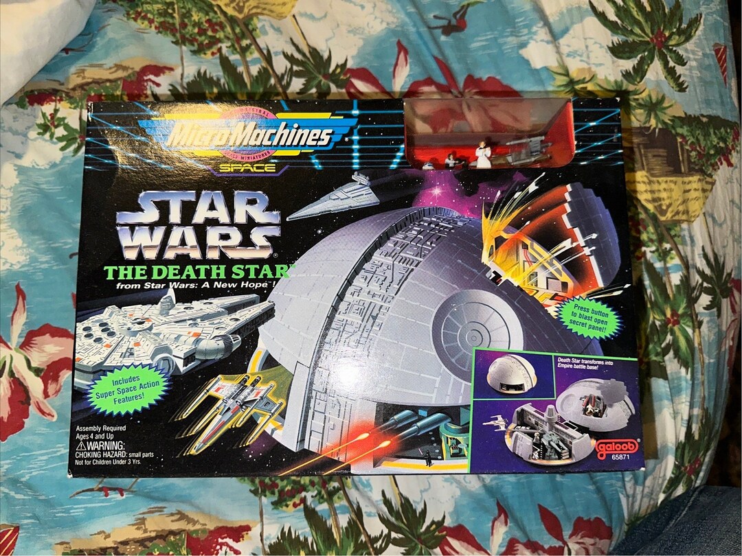 Star Wars Micro Machines the Death Star Playset 1994 Galoob NEW in