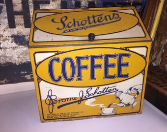 Summer Girl Vintage Coffee Tin Can - Kansas City Collectible - Etsy