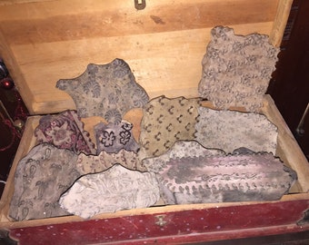 Primitive Wood Stamps, Can be used for walls, furniture, Material, Display, Very Cool, listing is for one only please indicate which one
