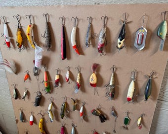 Antique/vintage Wooden Fishing Lure, Tackle, Gear, Freshwater, Saltwater,  Fishing, Bait, Listing is for One Lure Only - Etsy