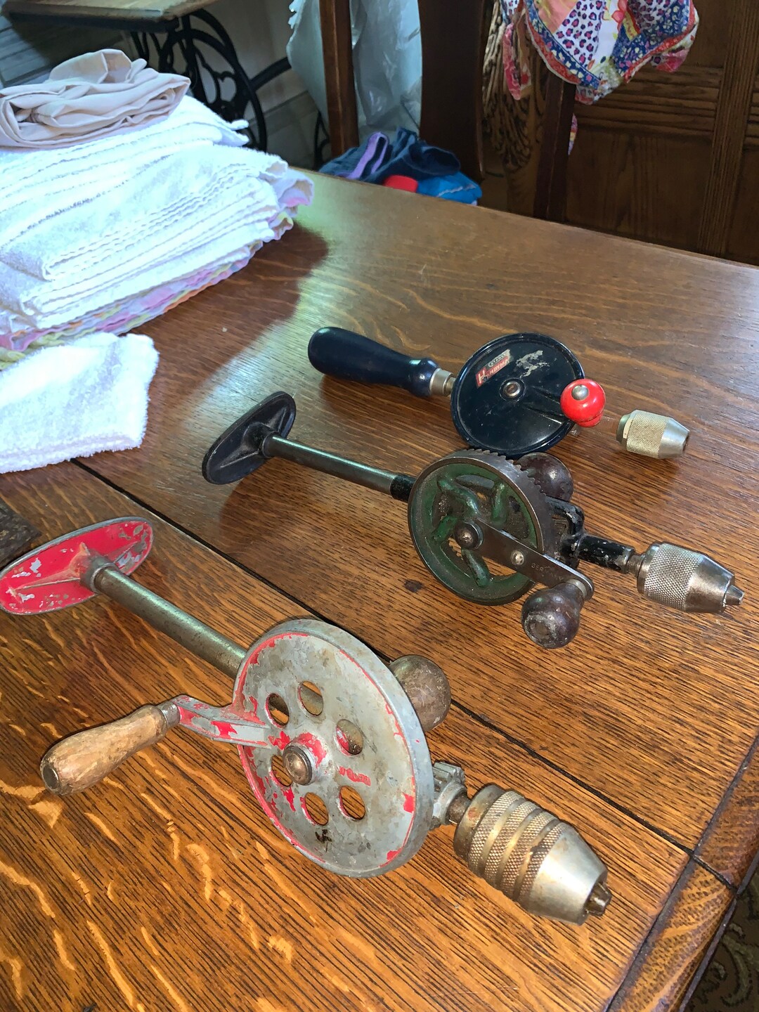 Antique egg beater hand drill deals