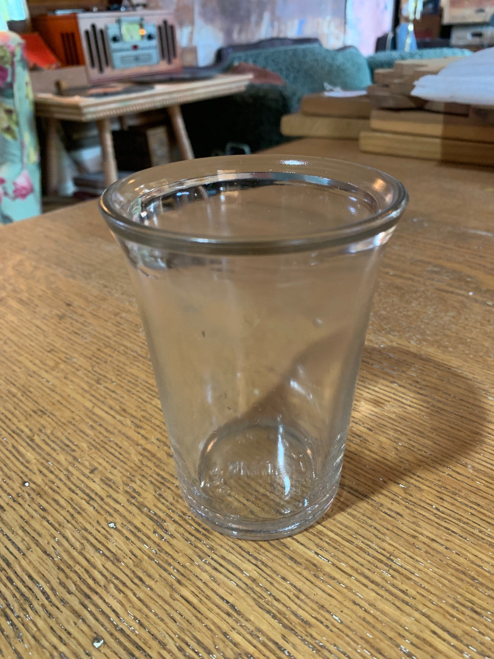 Arcade Crystal Coffee Grinder Catch Cup With Markings acme Etsy