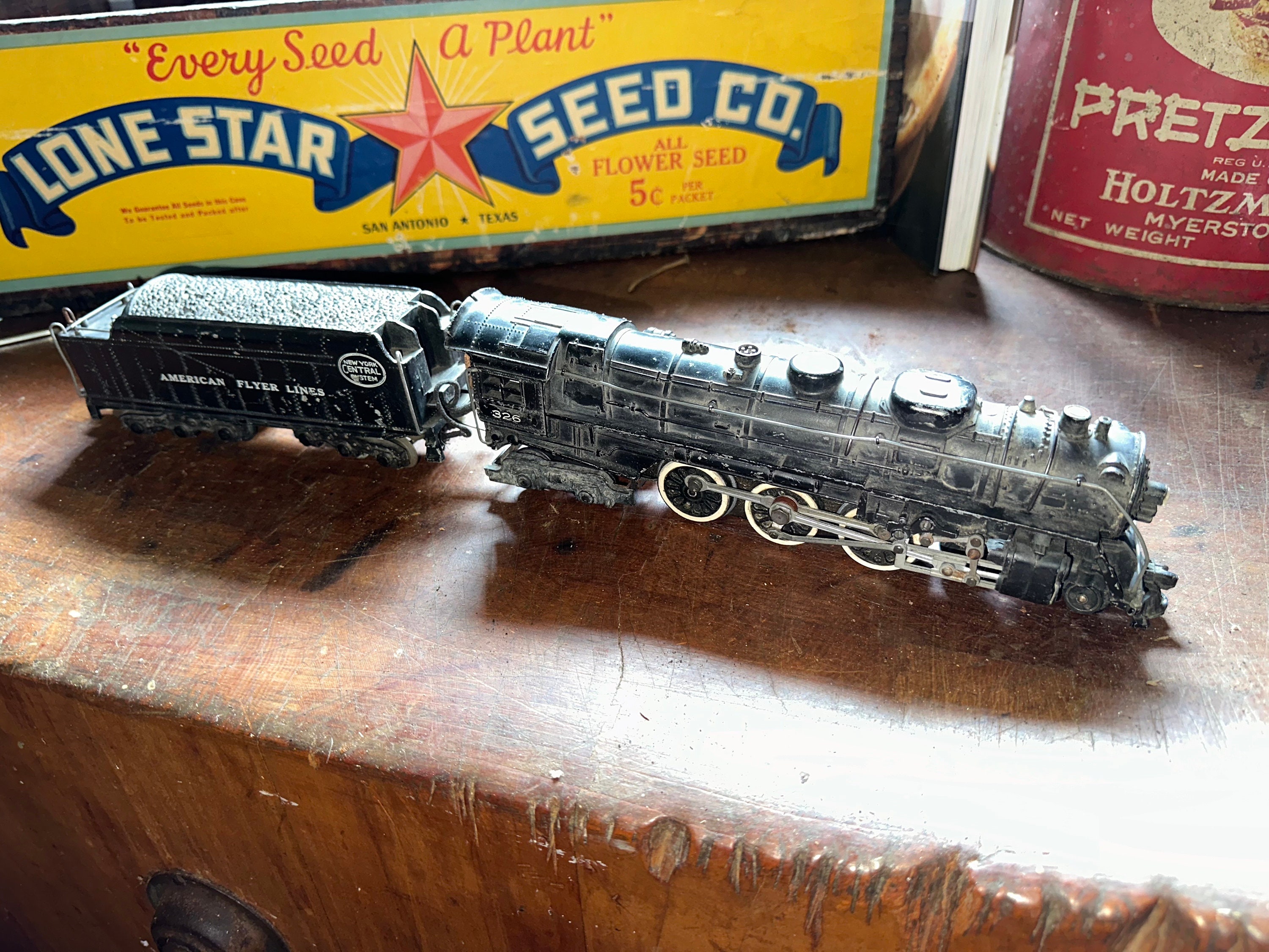 American Flyer 326 Vintage NYC Die-cast Steam Locomotive Tender