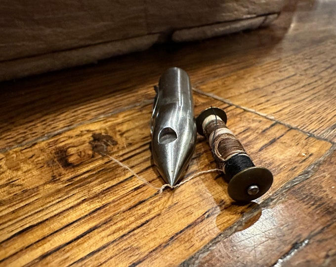 One Vintage Damascus Treadle Sewing Machine Shuttle Carrier and One