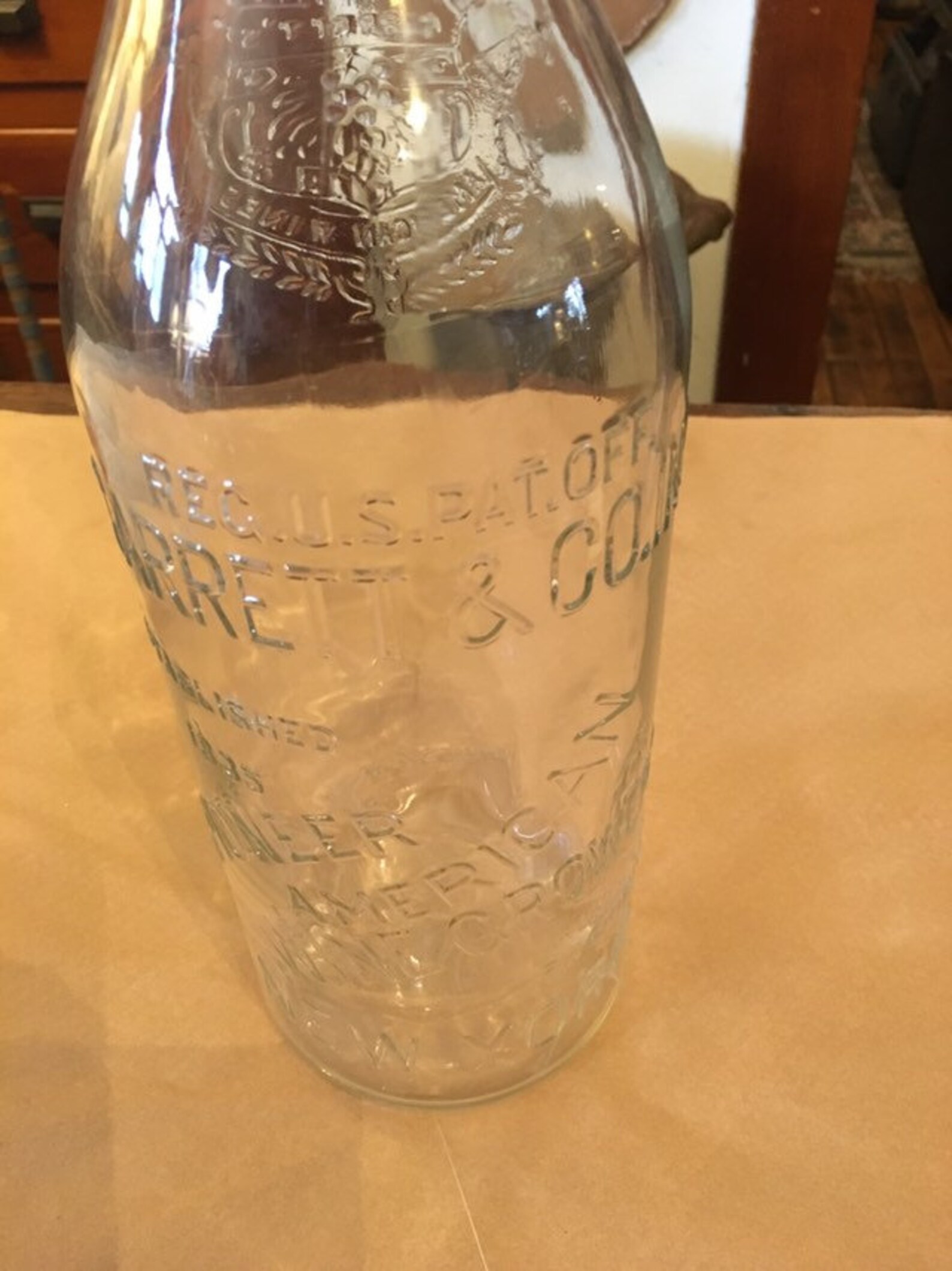 Antique Large Wine Bottle Approx 1 Gallon Garrett & Co. INC. Etsy