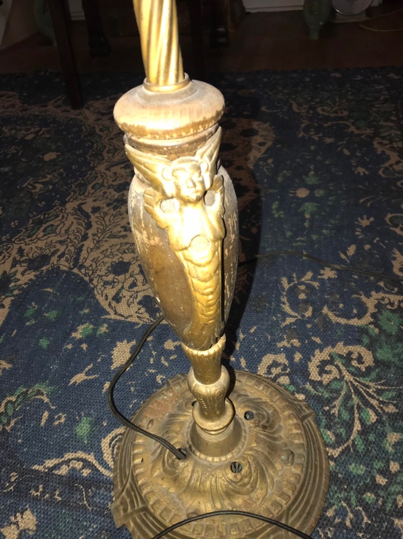 Art Deco/art Nuevo Figurine Floor Lamp 19151925 Approx Etsy