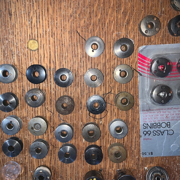 Vintage Treadle Sewing Machine Bobbins sold as set of 2 each