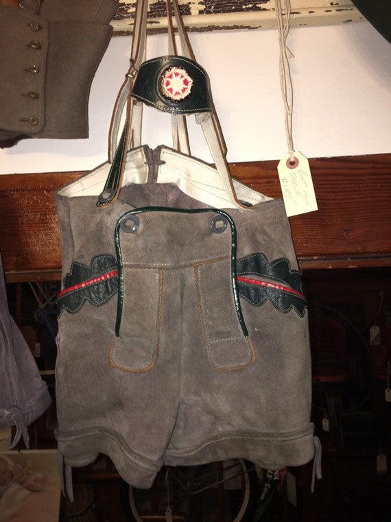 Authentic German Childrens Suede Handcrafted Lede… - image 4