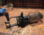 Antique Late 1800 39 s Early 1900 39 s Arcade Mfg Co. Crystal Wall Mount Coffee Grinder Number 3