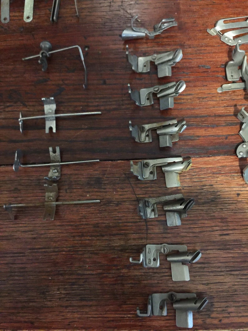 Vintage Treadle Sewing Machine Accessory Kit Parts sold | Etsy