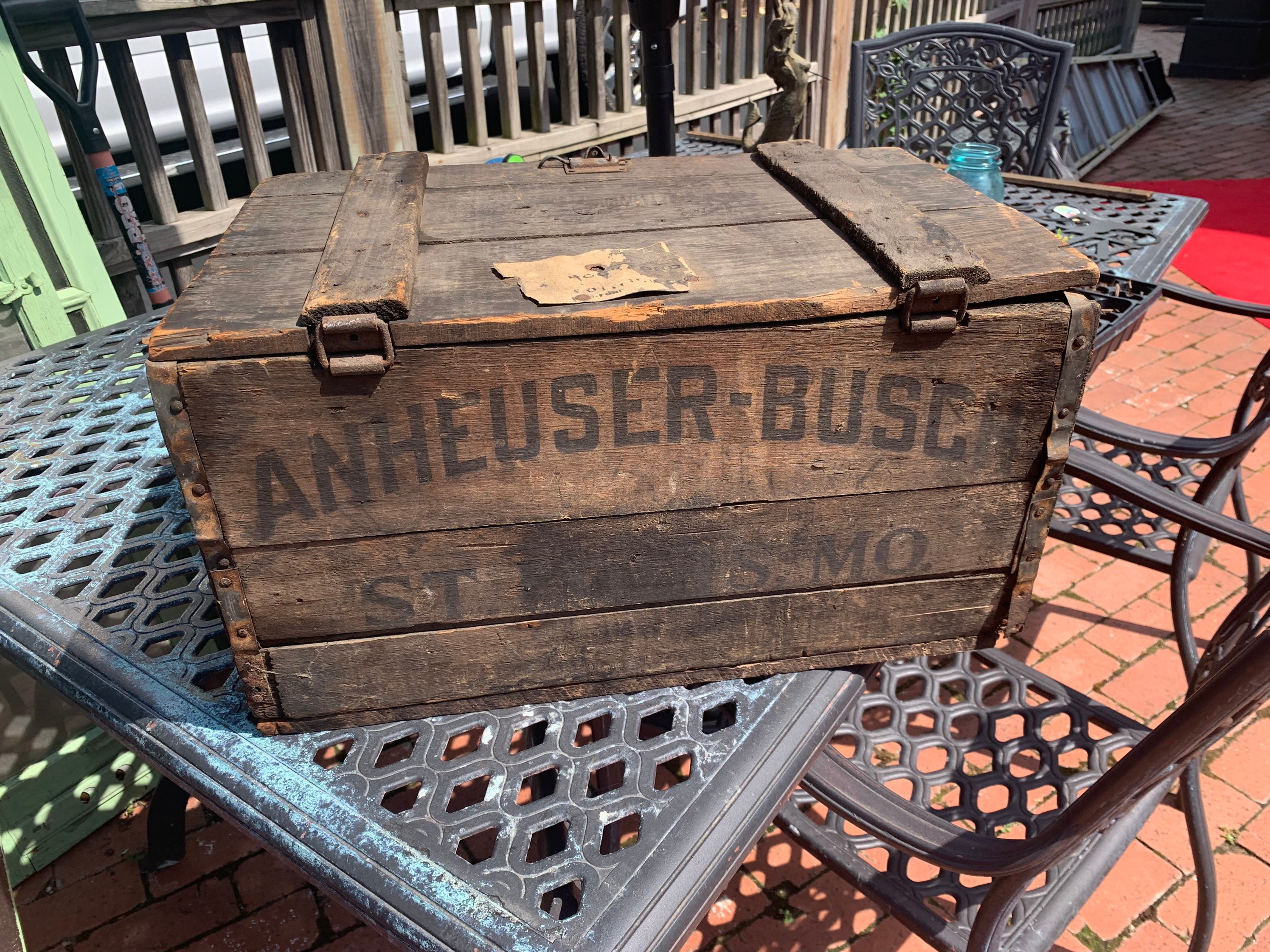 Anheuser-Busch Centennial Beer Crate