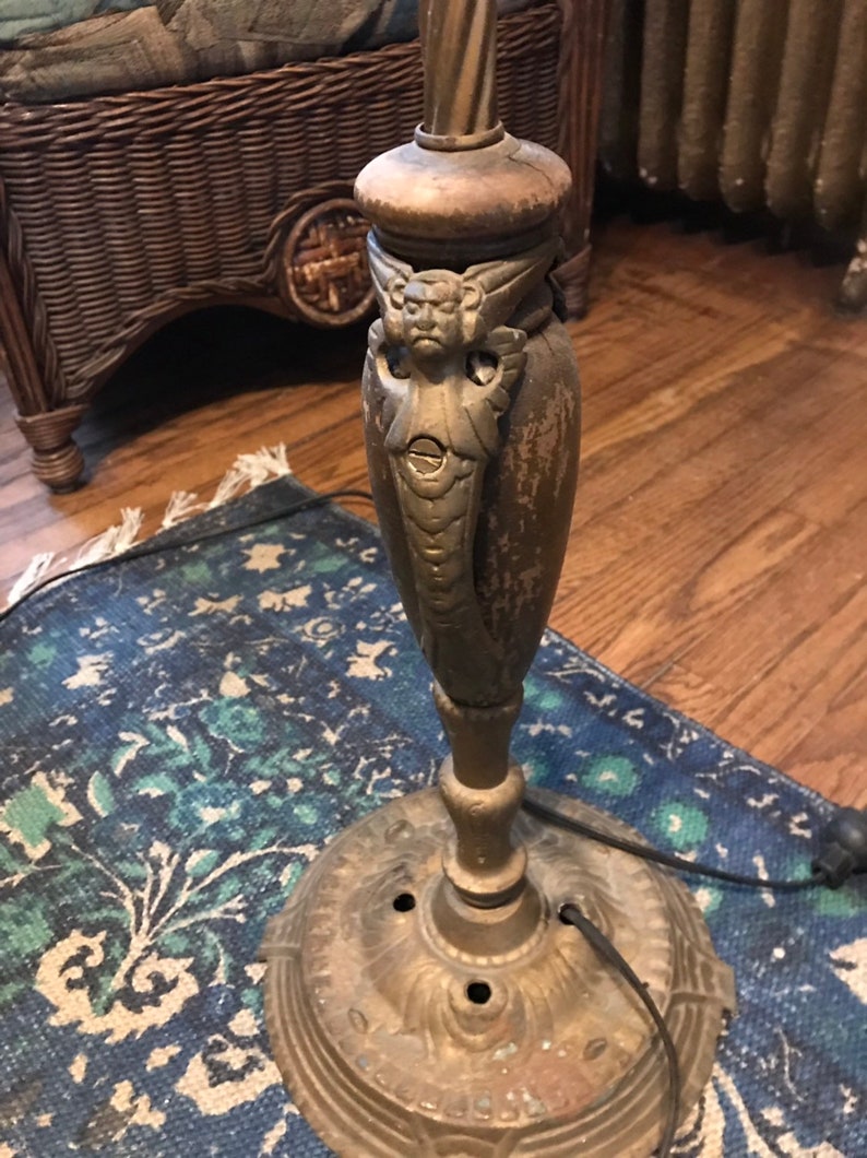 Art Deco/art Nuevo Figurine Floor Lamp 19151925 Approx Etsy