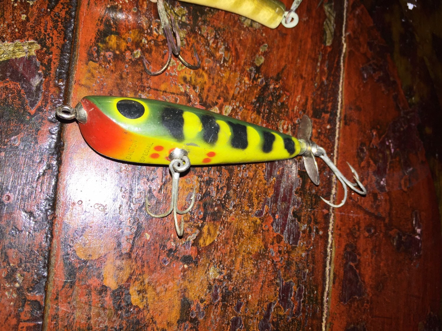 Set of 6 Antique/vintage Fishing Lures, Tackle, Gear, Freshwater