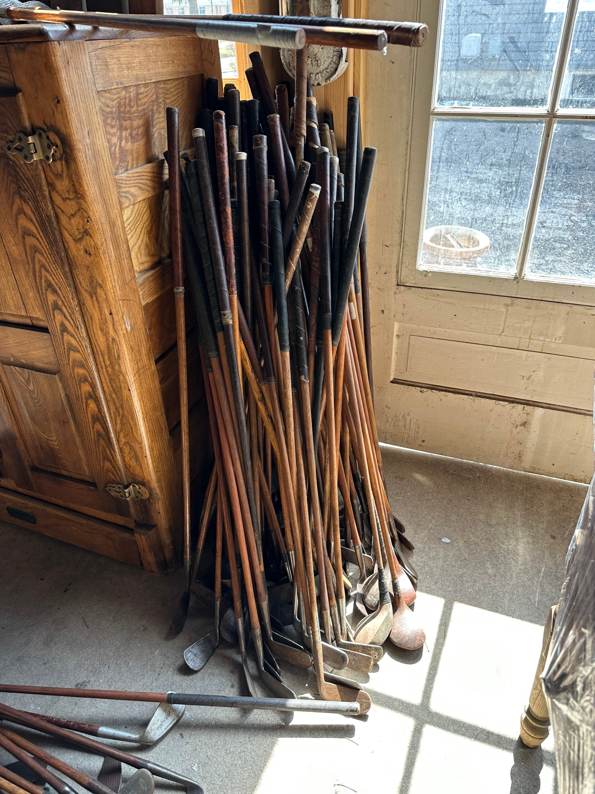 Vintage Wood Shaft Golf Clubs, Mix of Different Ones to Pick From