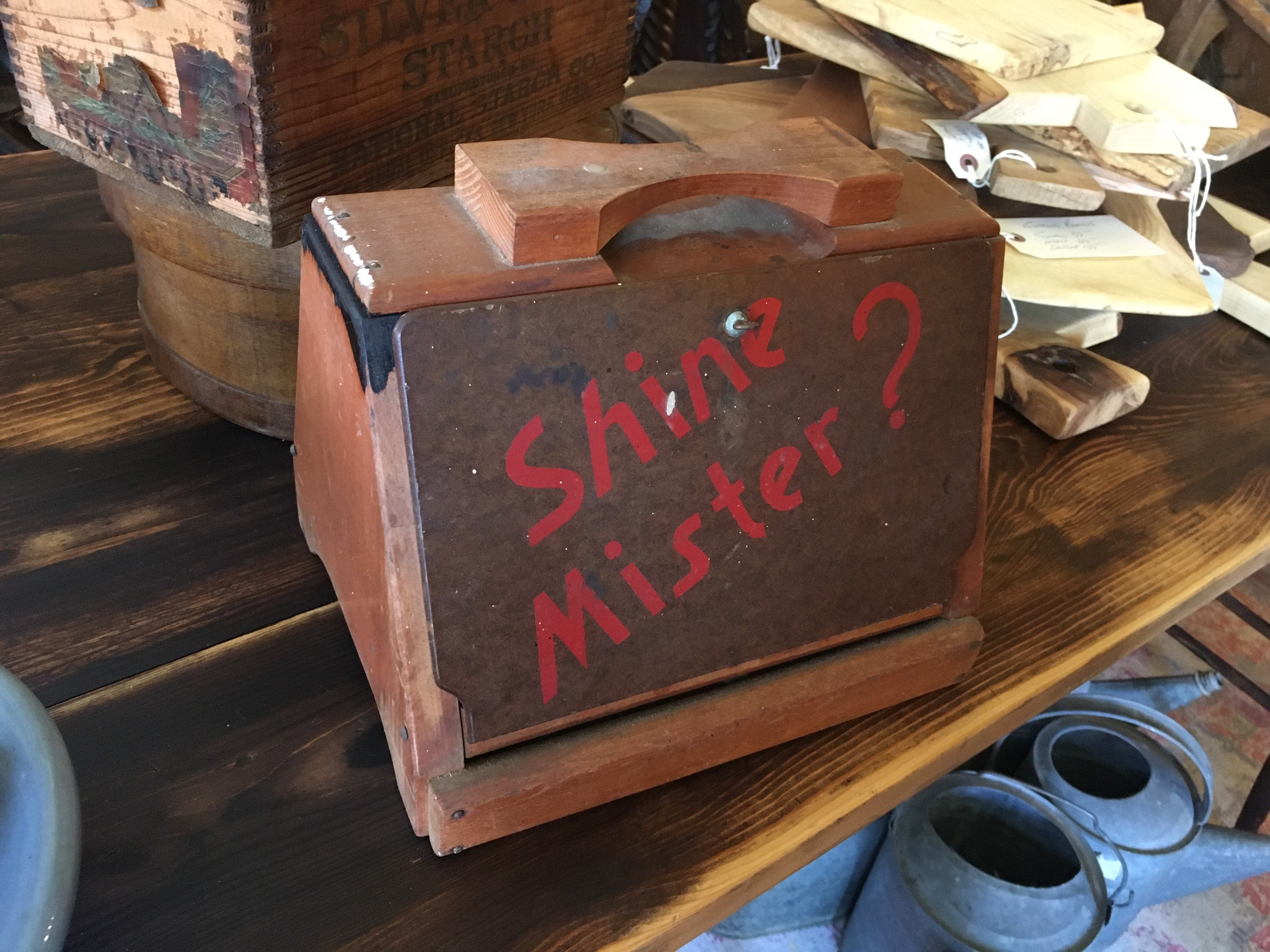 Vintage Shoe Shine Boy Box - Etsy
