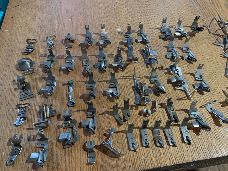 Vintage Treadle Sewing Machine Accessory Kit Parts Sold Etsy