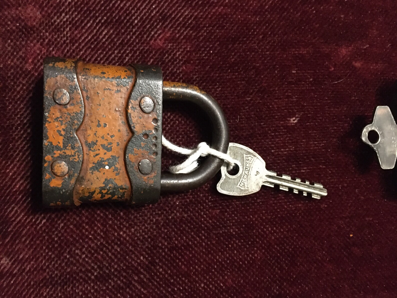 Antique Safe Lock 1800's Approx 2 1/2 With Key Etsy