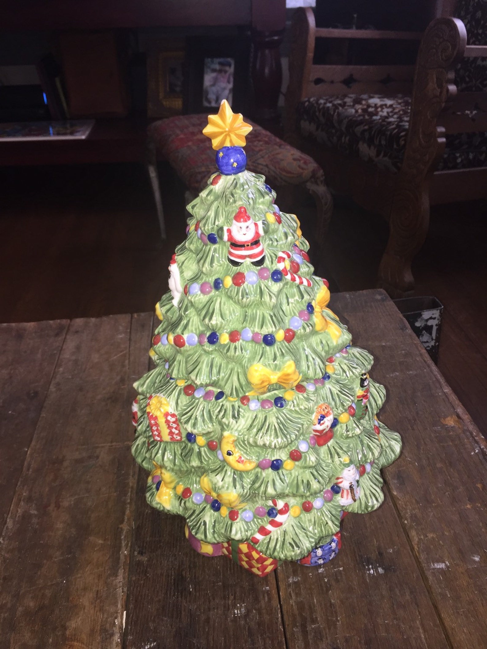 Christopher Radko Christmas Tree Cookie Jar Traditions Holiday | Etsy