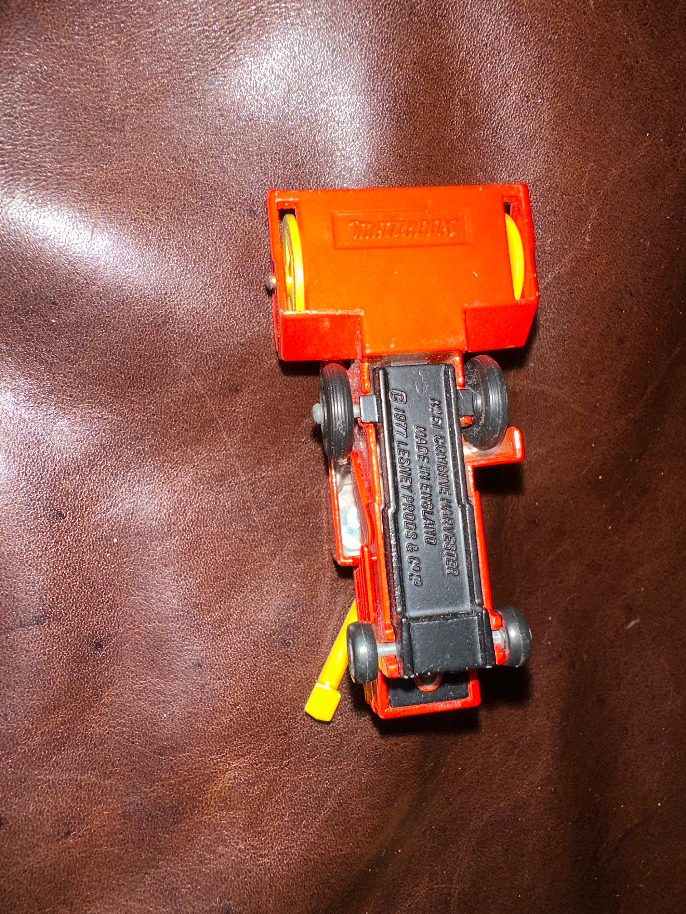 Vintage Matchbox Lesney No 51 Combine Harvester, No Box Made in