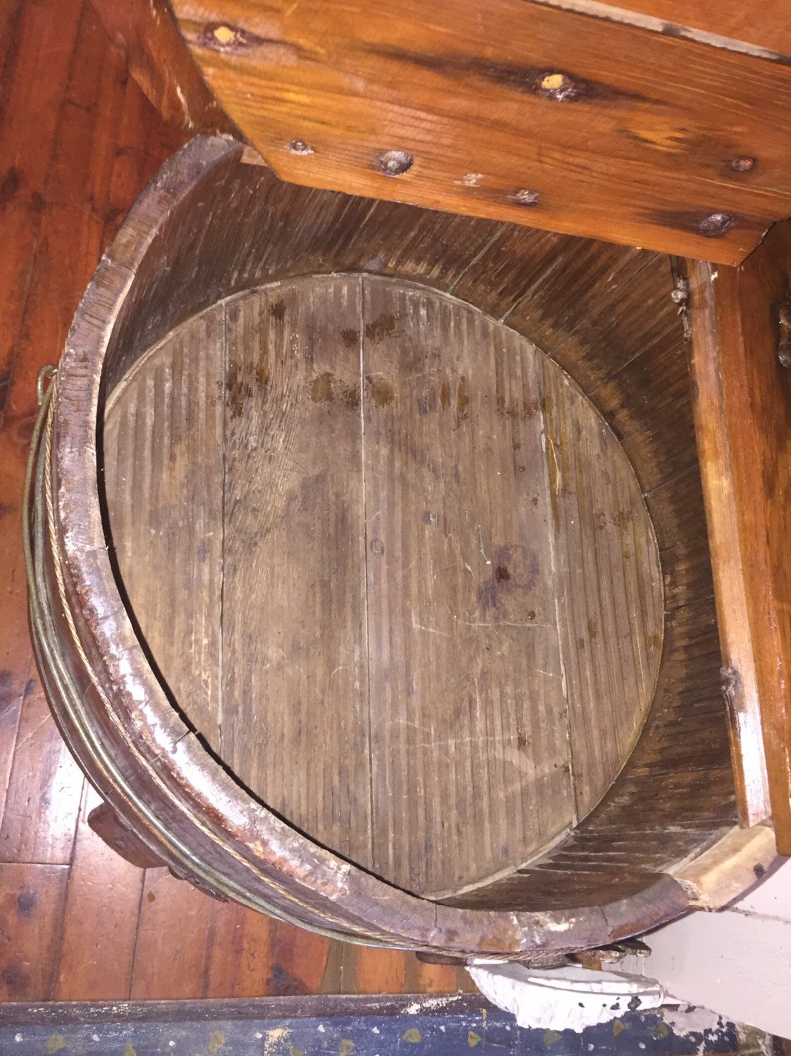 Antique Wooden Barrel Washing Machine With Hand Crank Clothes Etsy