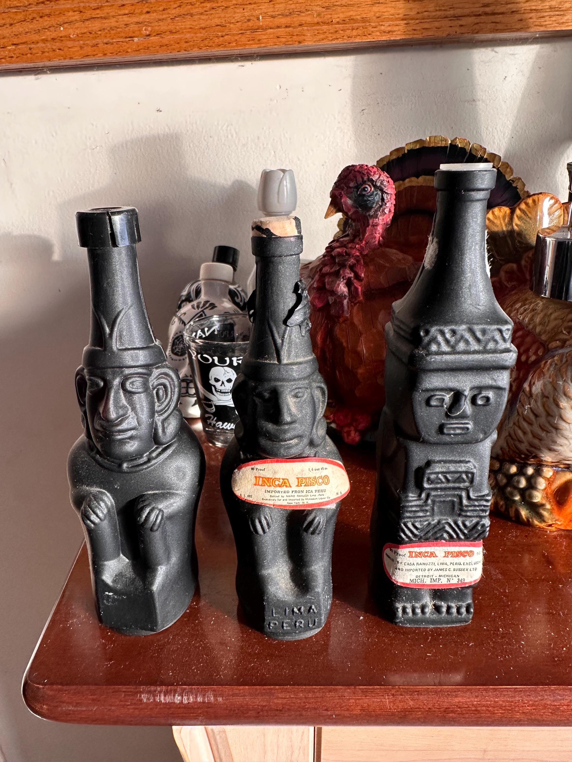 Vintage Pisco Bottle - Etsy