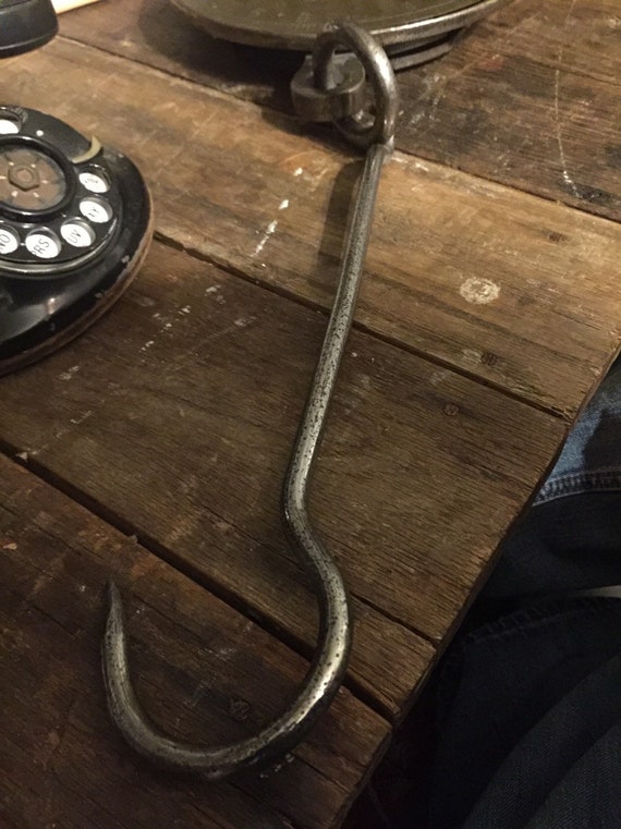 Antique SALTER'S 200lb Trade Spring Balance Scale With Hooks, No