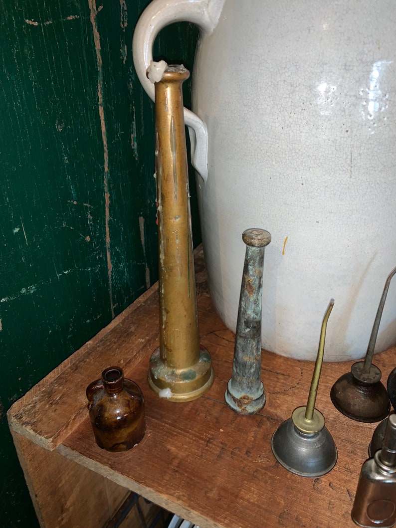 Vintage Brass Fire Hose Nozzle Great Shape Listing is for One Etsy