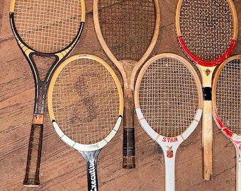 Vintage Wilson Chris Evert Autograph Tennis Racket: Sports Decor