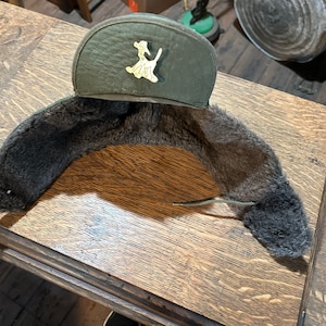 Korean Era US Army M1951 MQ-1 OD Pile Field Cap Hat Ear Flap Hat Size 7