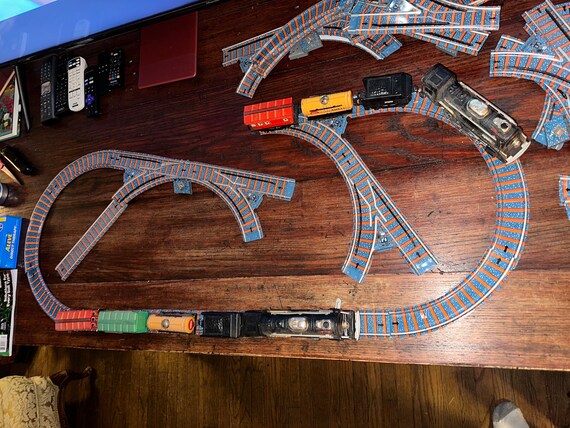 CRAGSTAN O 1892 Battery Operated Tiplate Train Set by YONEZAWA of