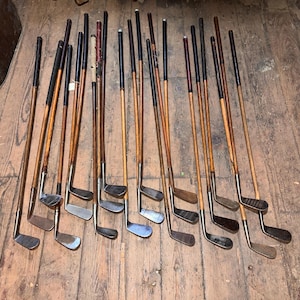 Antique wood shaft golf club - Etsy 日本