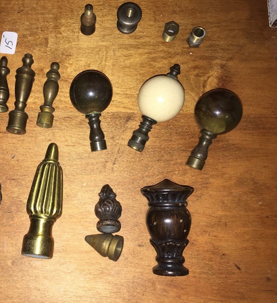 Antique Lamp Finial listing is for one only pick which one Etsy