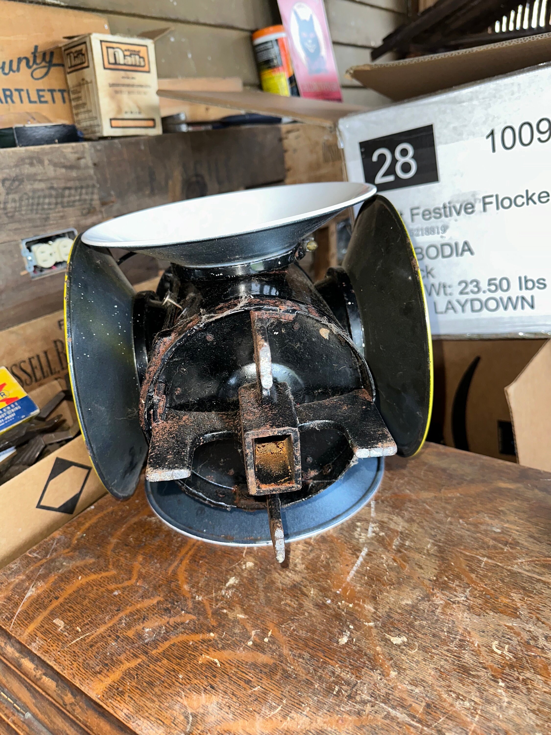 Antique Dressel 4 Way Signal Lantern Railroad Train Switch Light